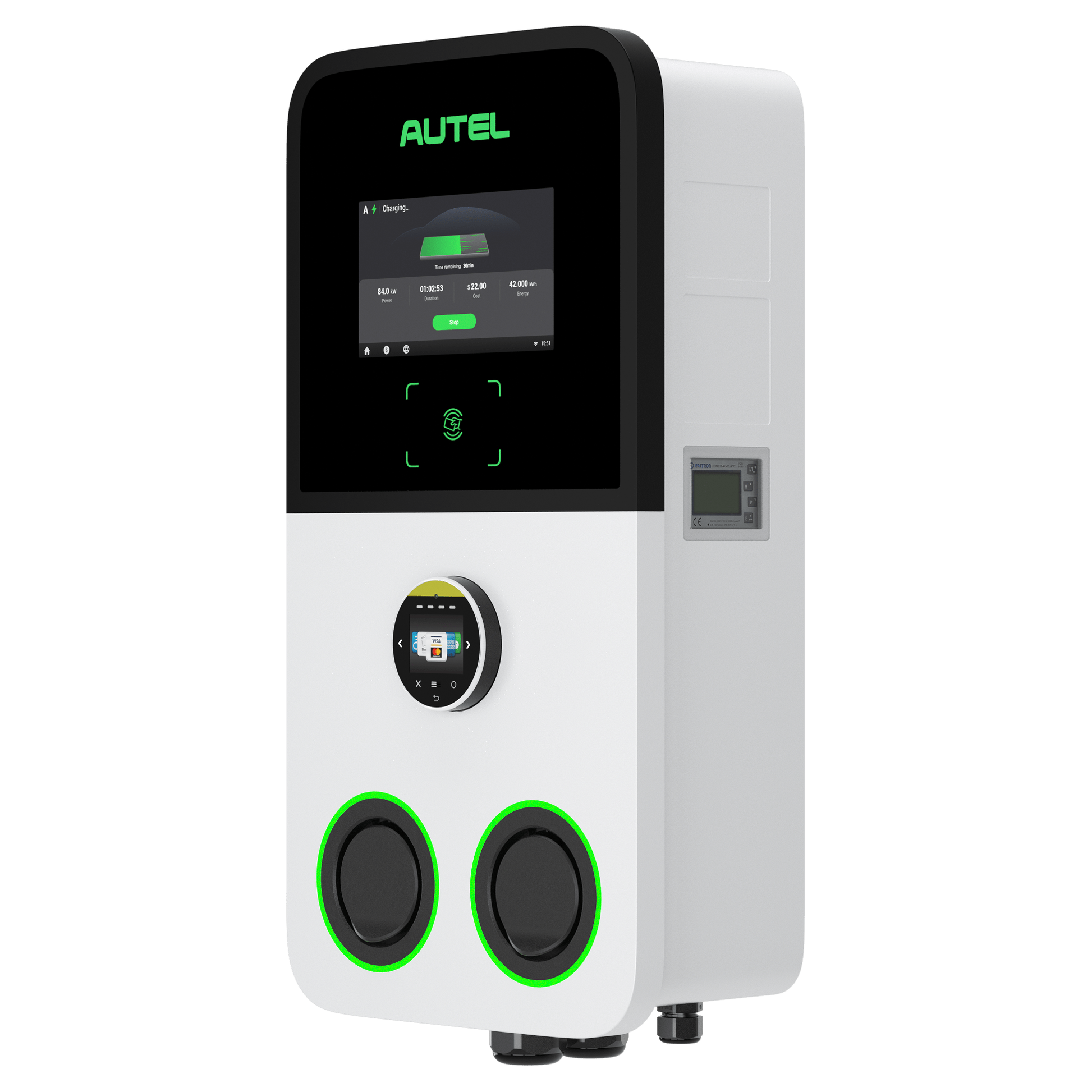 Autel AC MaxiCharger Ultra, Laden bis zu 2x 22kW - #Blulinc#